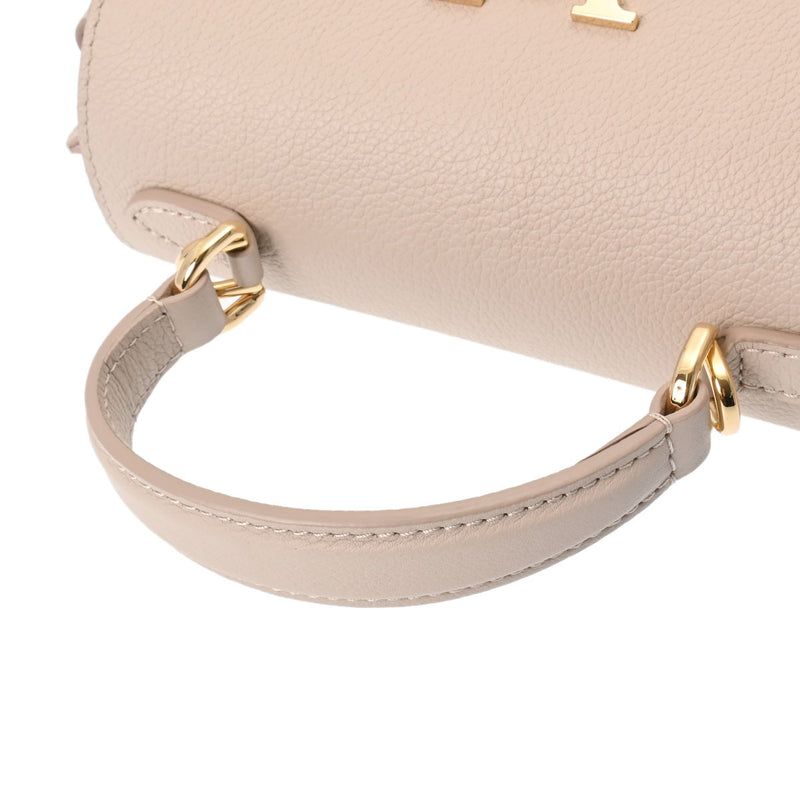 ルイヴィトンロックミー エヴァー MINI グレージュ レディース