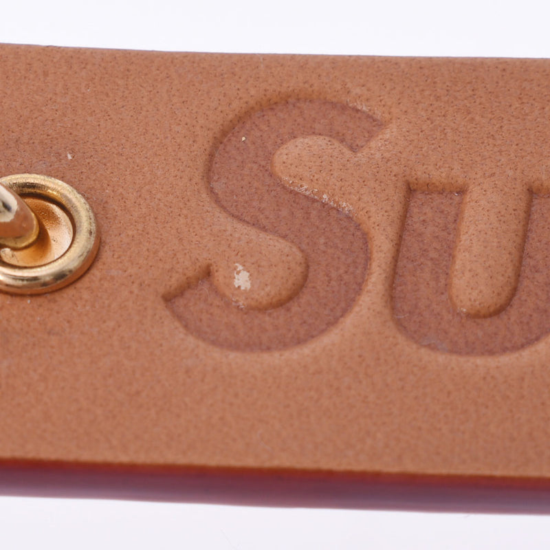 ルイヴィトンSupremeコラボ ダウンタウン キーリング ブラウン