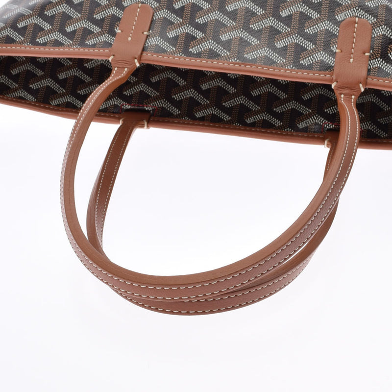 ゴヤールアルトワ PM 黒/茶 ユニセックス トートバッグ GOYARD 中古