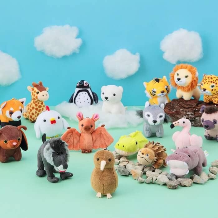 天王寺動物園オリジナル】マスコットキーチェーン オオカミ | 天王寺