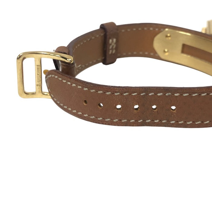 HERMES エルメス ケリーウォッチ 腕時計 ゴールド ブラウン OZ刻印