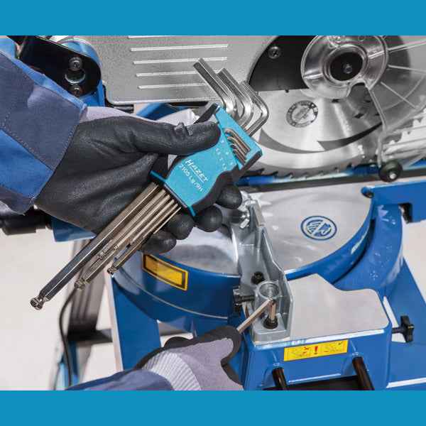 2105LG/9H ボールポイントヘックスレンチセット 9本組 – HAZET JAPAN