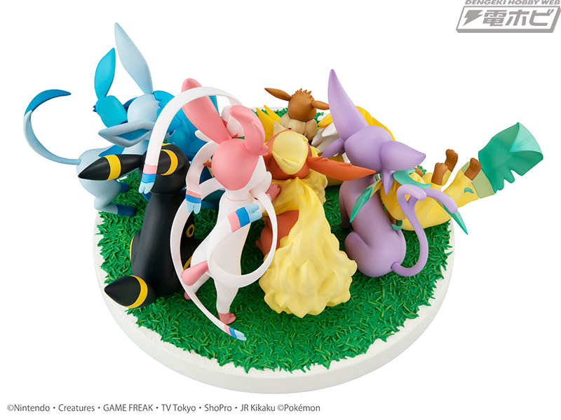 イーブイとその進化ポケモンが全員集合！『ポケットモンスター』360度