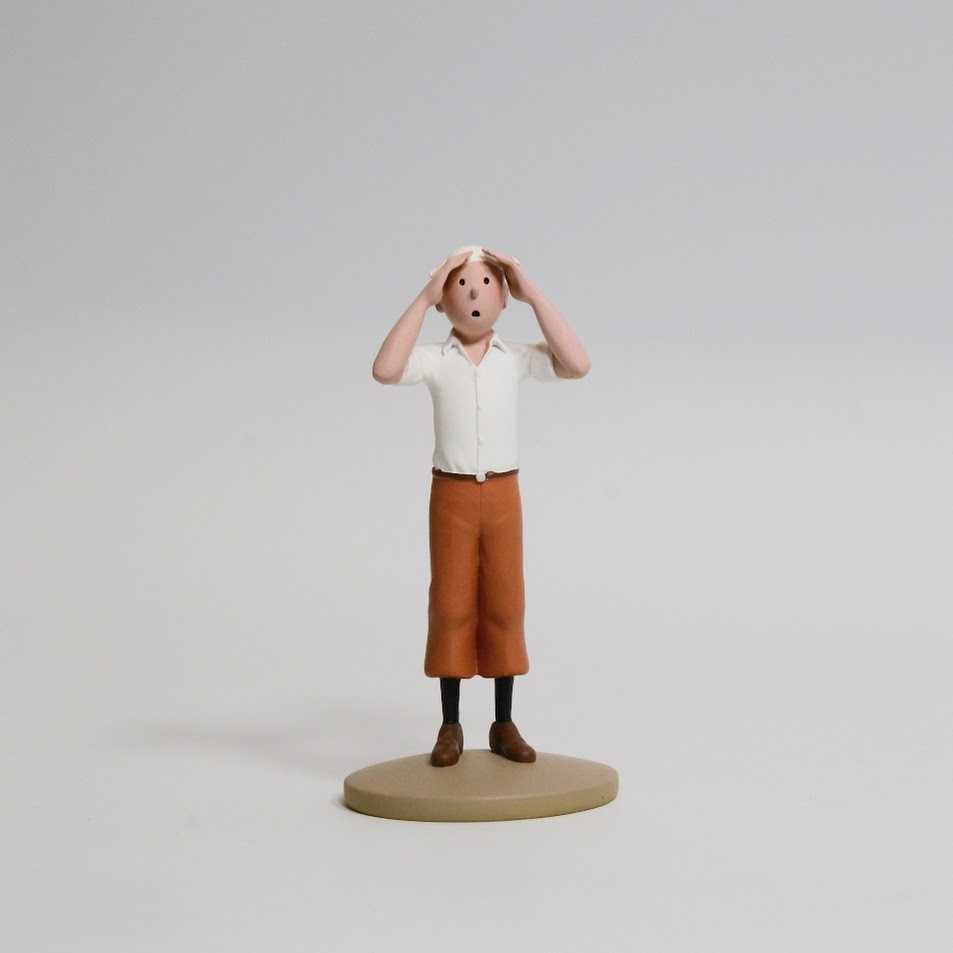 42193 TINTIN DESERT - FIGURINE RESINE 12CM - TINTIN IN THE DESERT