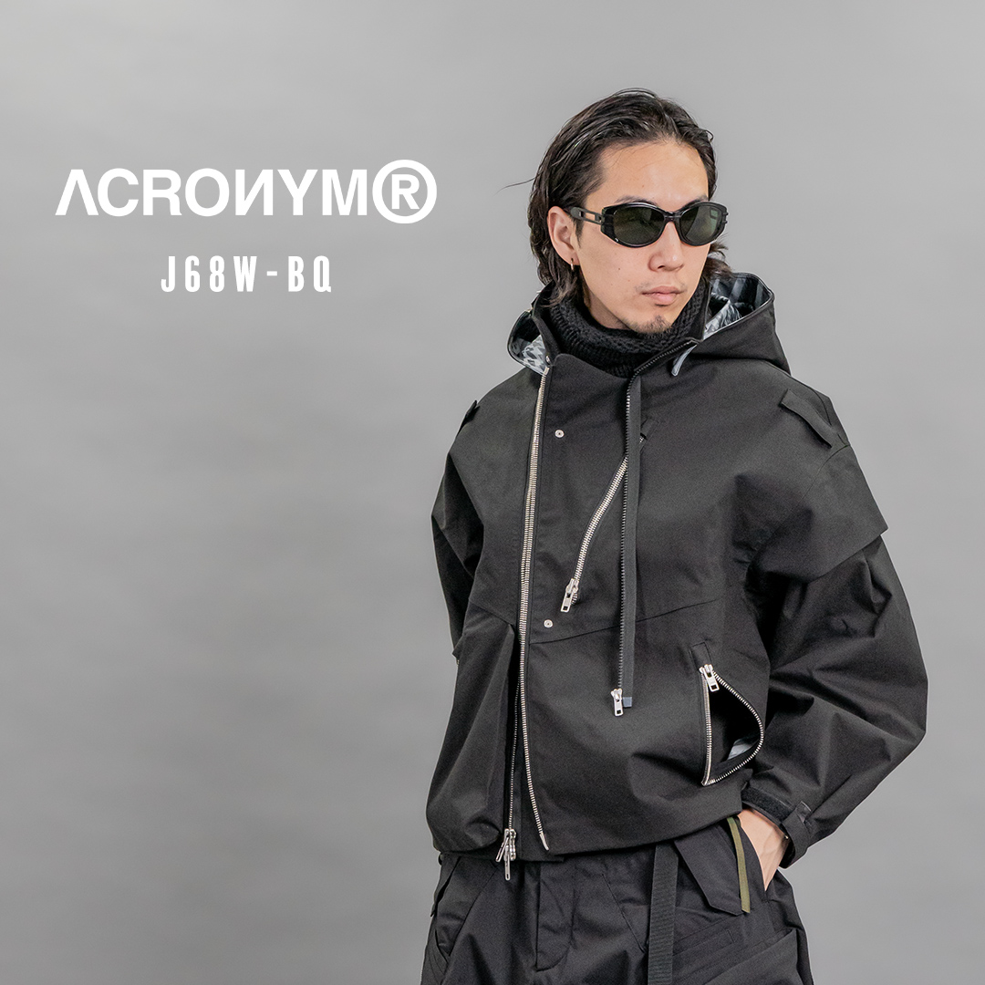 アクロニウム24AW 3レイヤー ライダースジャケット | HUES 福岡