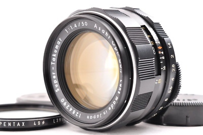 8 element Early MODEL PENTAX SUPER TAKUMAR 50mm F1.4 M42 Lens