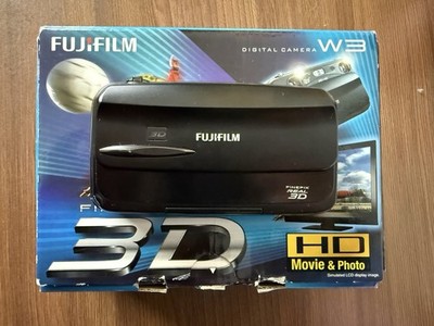 Fujifilm Finepix REAL 3D W3 Digital Camera - Black for sale online