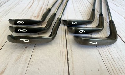 Titleist 712MB Forged Black Refinish 5-P Iron Set- KBS Tour X | eBay