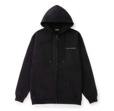 NEW the GazettE BLACK MORAL RAD MARKET Logo Black Zip Hoodie Size