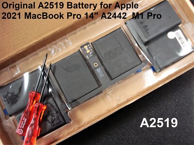 NEW Genuine Original A2519 Battery For 2021 Apple MacBook Pro 14