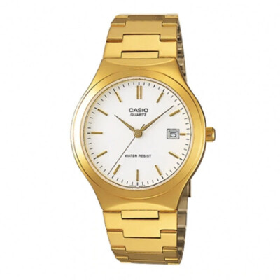 Casio MTP-1170N-7ARDF Men's Stainless Steel Gold Tone White Dial