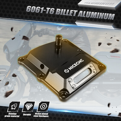 CNC Gearbox M8 Transmission Vent Top Cover For Harley Street Road