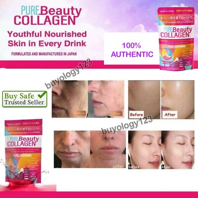 AUTHENTIC LUXCENT L-GLUTATHIONE & PURE BEAUTY COLLAGEN 100,000MG