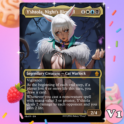 Y'shtola, Night's Blessed | MTG x Final Fantasy Premium Art Card