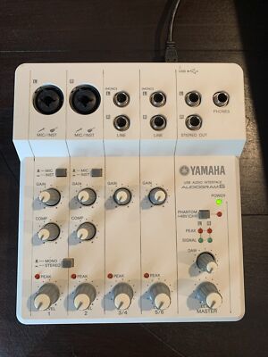 Yamaha Audiogram 6 Analog Recording USB Interface W/Cable