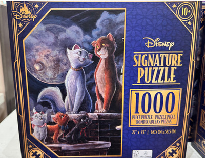 Disney Parks The Aristocats 1000 pc Signature Puzzle 27 x 23 inch