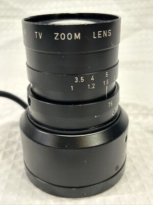COSMICAR/PENTAX TV VIDEO TV ZOOM LENS ES OPTICS AS PICTURED 12.5