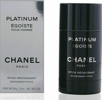 Chanel Egoiste Platinum Deodorant Stick For Men 2.0 Oz / 75 ml