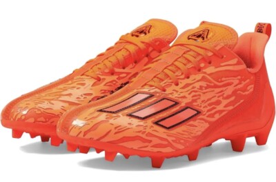 ADIDAS ADIZERO 12.0 Men's Size 13.5 Poison Football Cleats Orange