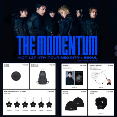 NCT 127 4TH TOUR NEO CITY: SEOUL THE MOMENTUM OFFICIAL MD GOODS | eBay