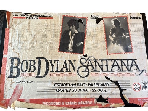 MINT & SIGNED Bob Dylan El Rey Theater Los Angeles 1997 TAZ Poster