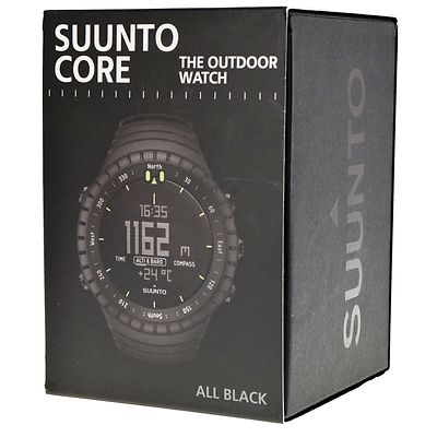 Suunto Core All Black Outdoor Watch with Altimeter Barometer