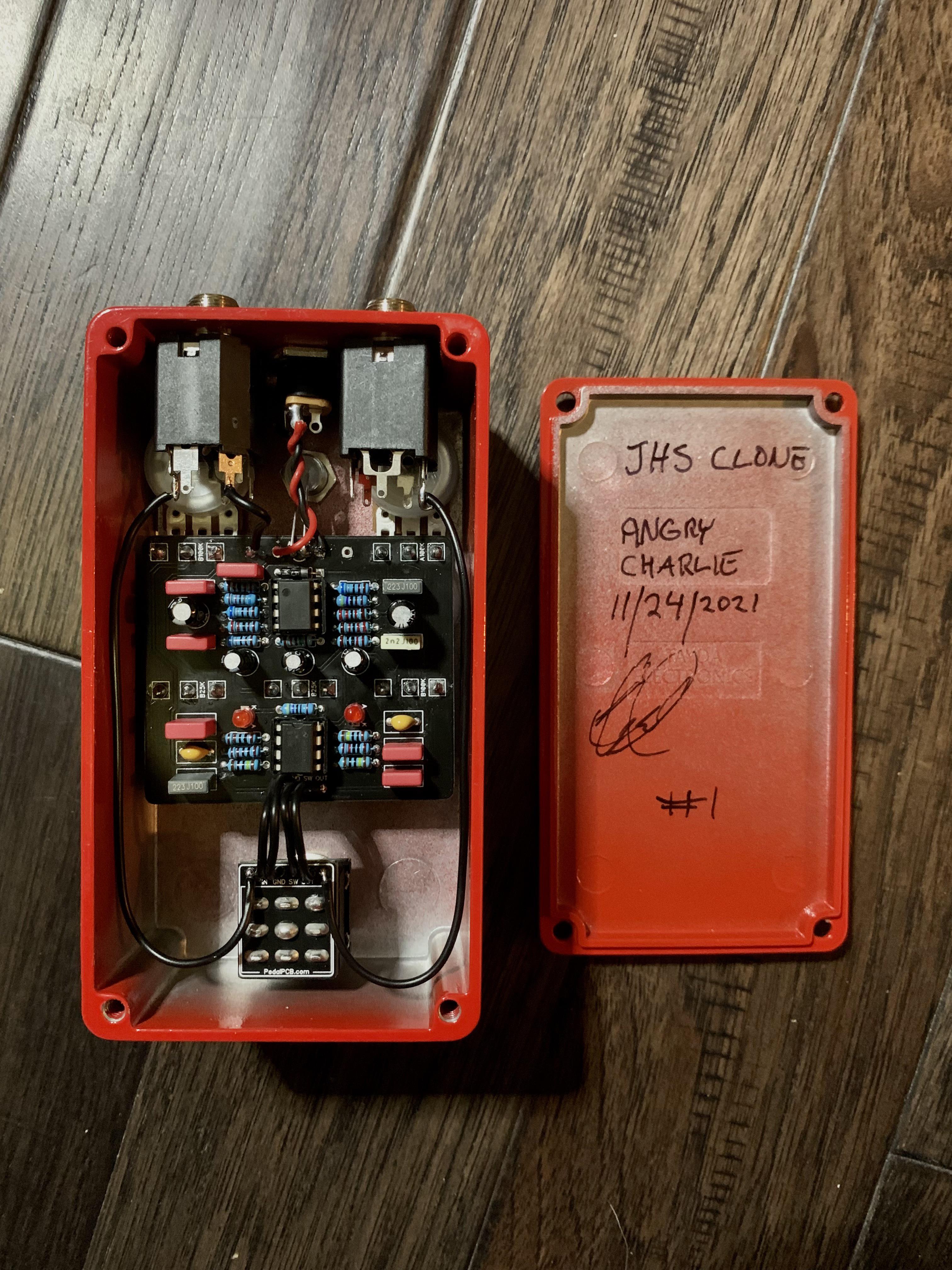 JHS angry Charlie clone. : r/diypedals