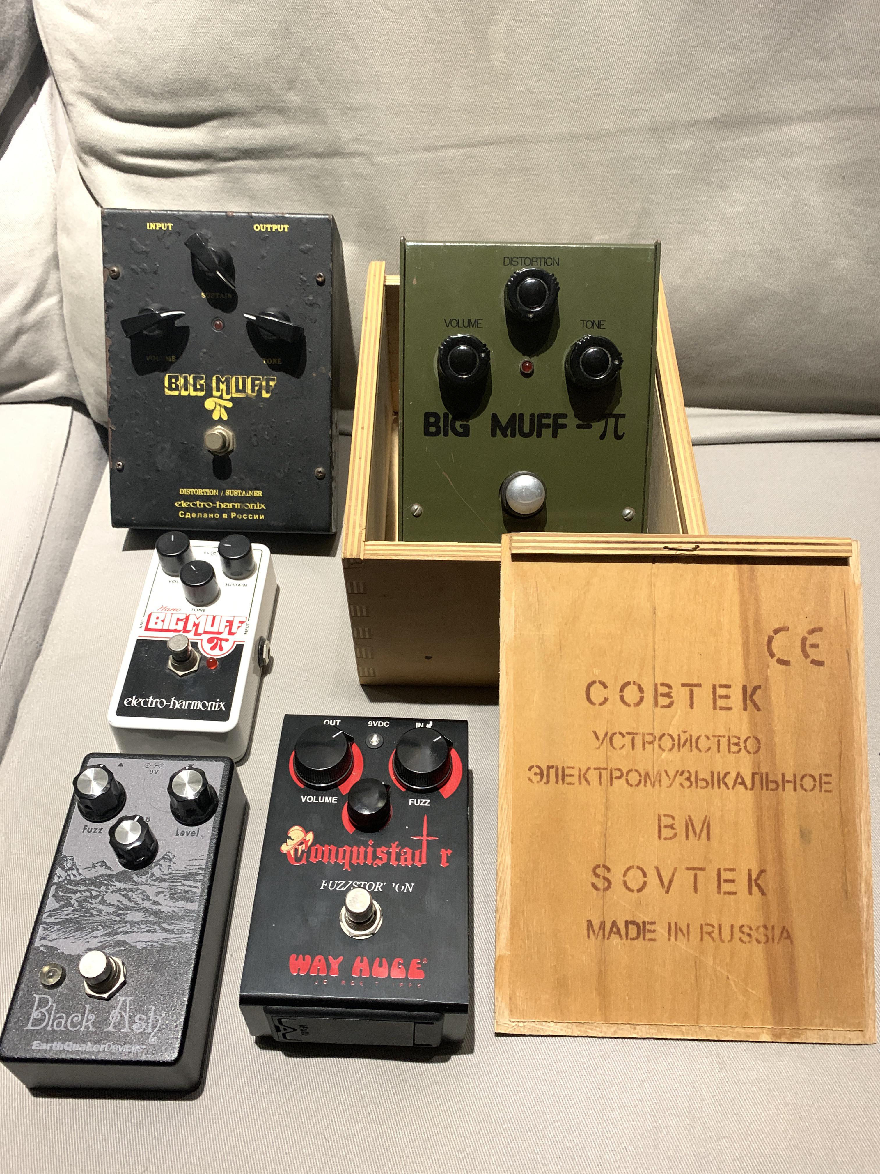 NPD Black Russian Big Muff V8, things are sure getting dirty