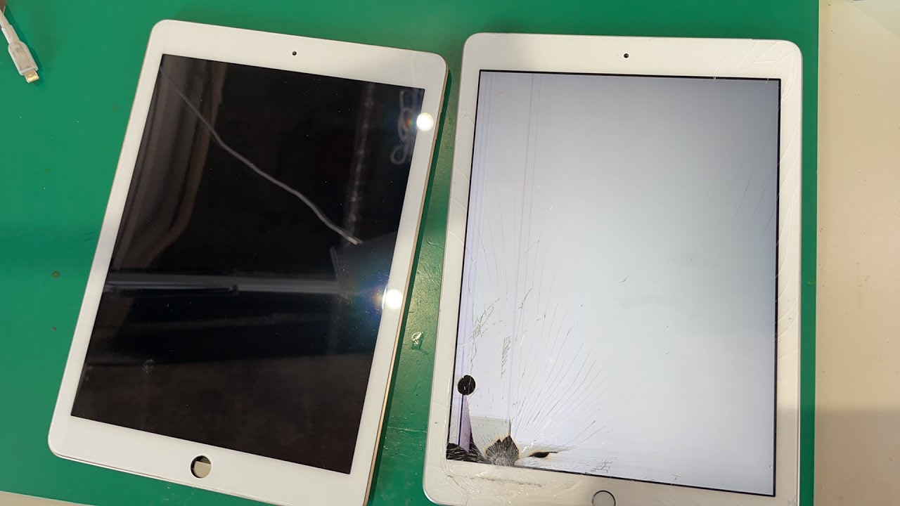 ジャンク端末から】iPad 6 2018 A1954 Cellular 液晶画面割れ交換修理