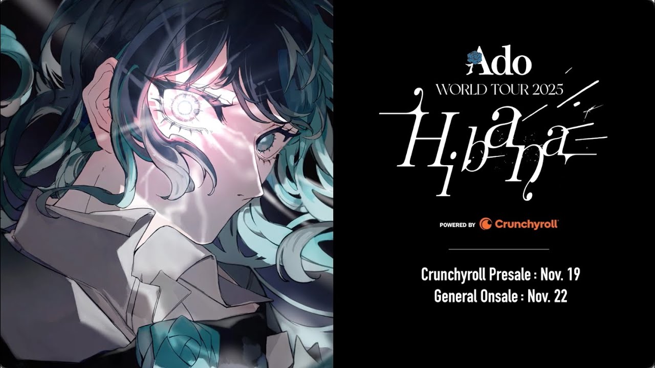 Ado WORLD TOUR 2025 “Hibana” Powered by Crunchyroll - YouTube