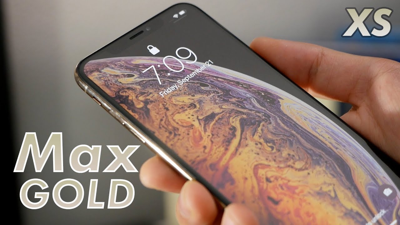 Gold iPhone XS Max Unboxing & First Impressions! - YouTube