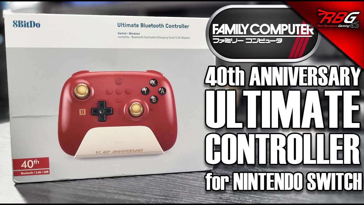 Unboxing 8BitDo F40 Limited Edition Ultimate Controller - Nintendo