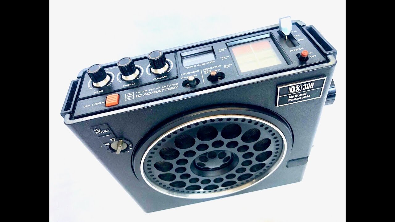 National Panasonic GX300 Radio RF-888JB 3 Band Shortwave MW FM