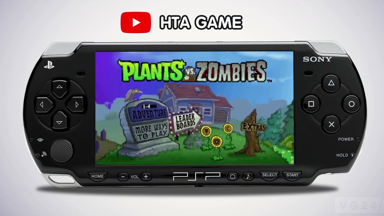 Plants vs Zombies PSP Edition on Playstation Portable - YouTube