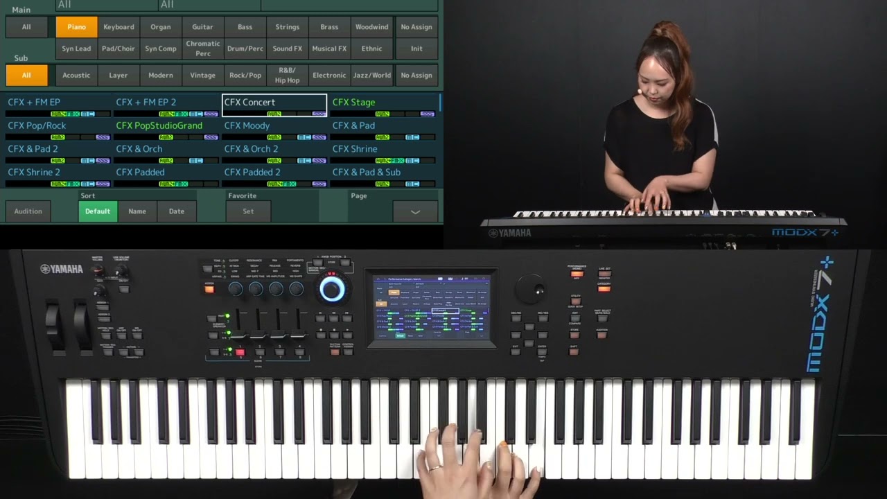 YAMAHA MODX6+ ワークステーションシンセサイザー 61鍵盤 送料無料