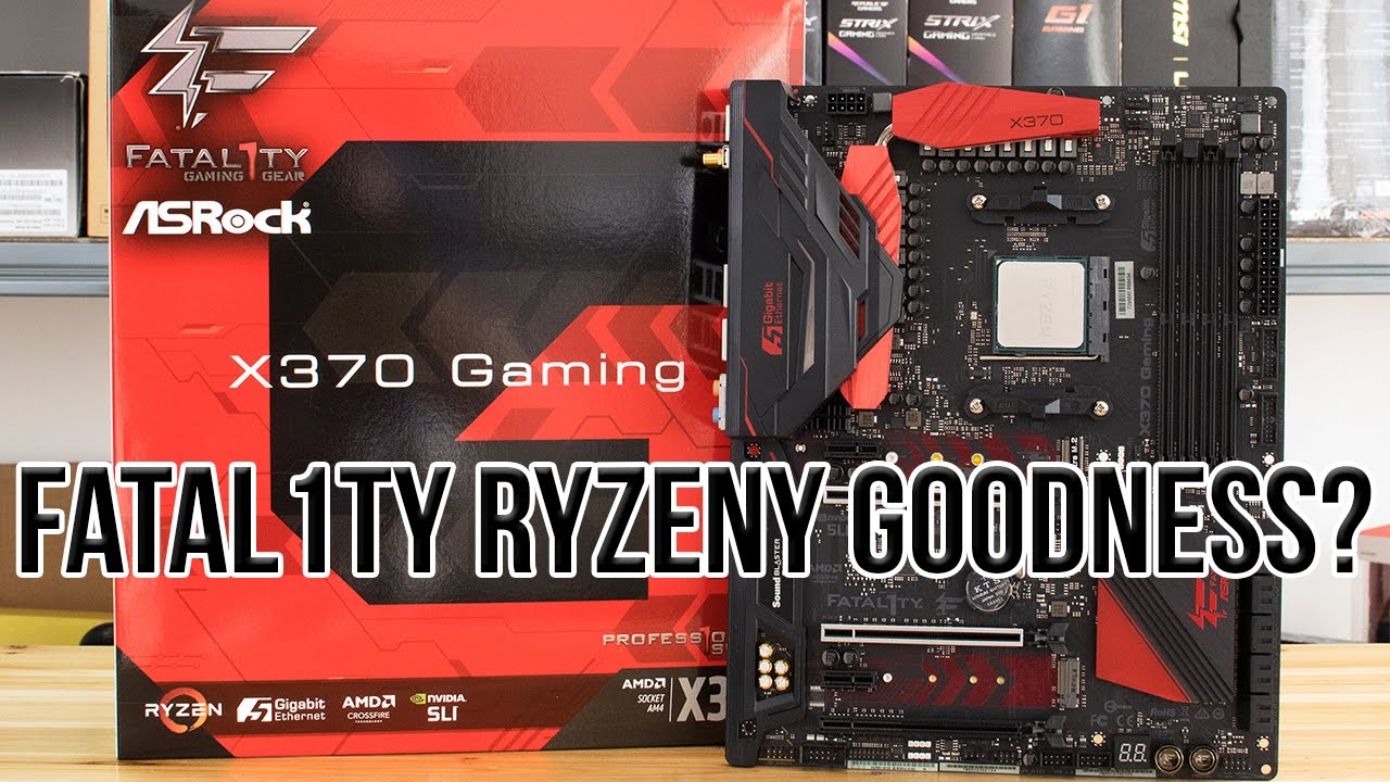 ASRock Fatal1ty X370 Professional Gaming Review - Red, Black and