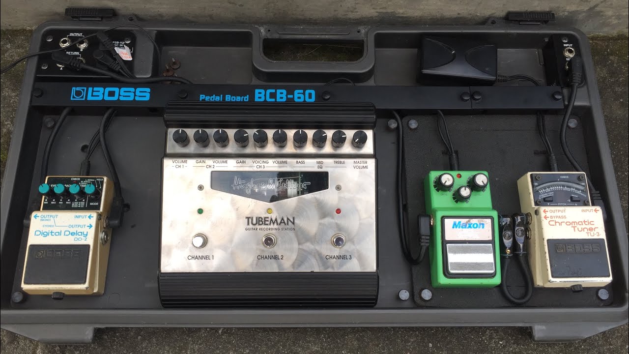 Preamp Pedal Hughes & Kettner Tubeman MK II Germany - YouTube