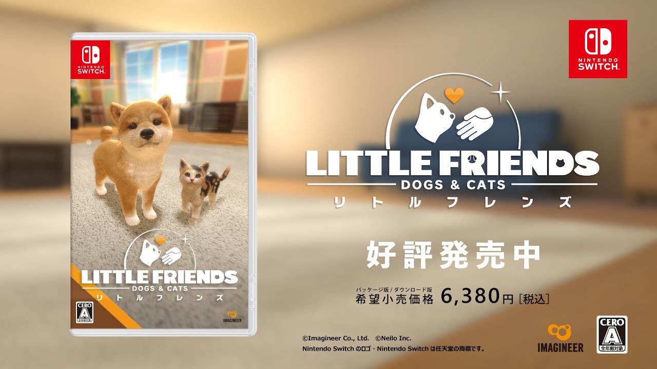 Nintendo Switch「LITTLE FRIENDS -DOGS & CATS-」紹介動画 - YouTube
