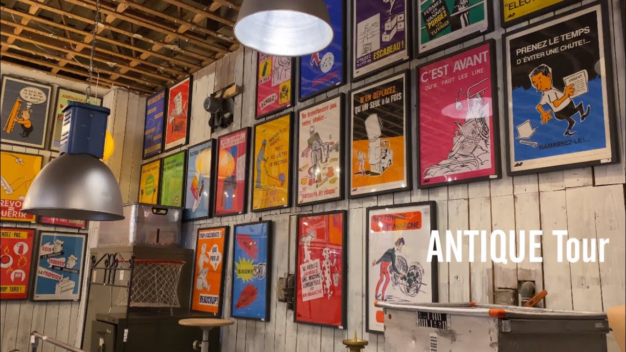 アンティーク店巡り】大人気50〜60年代フランスのビンテージポスター