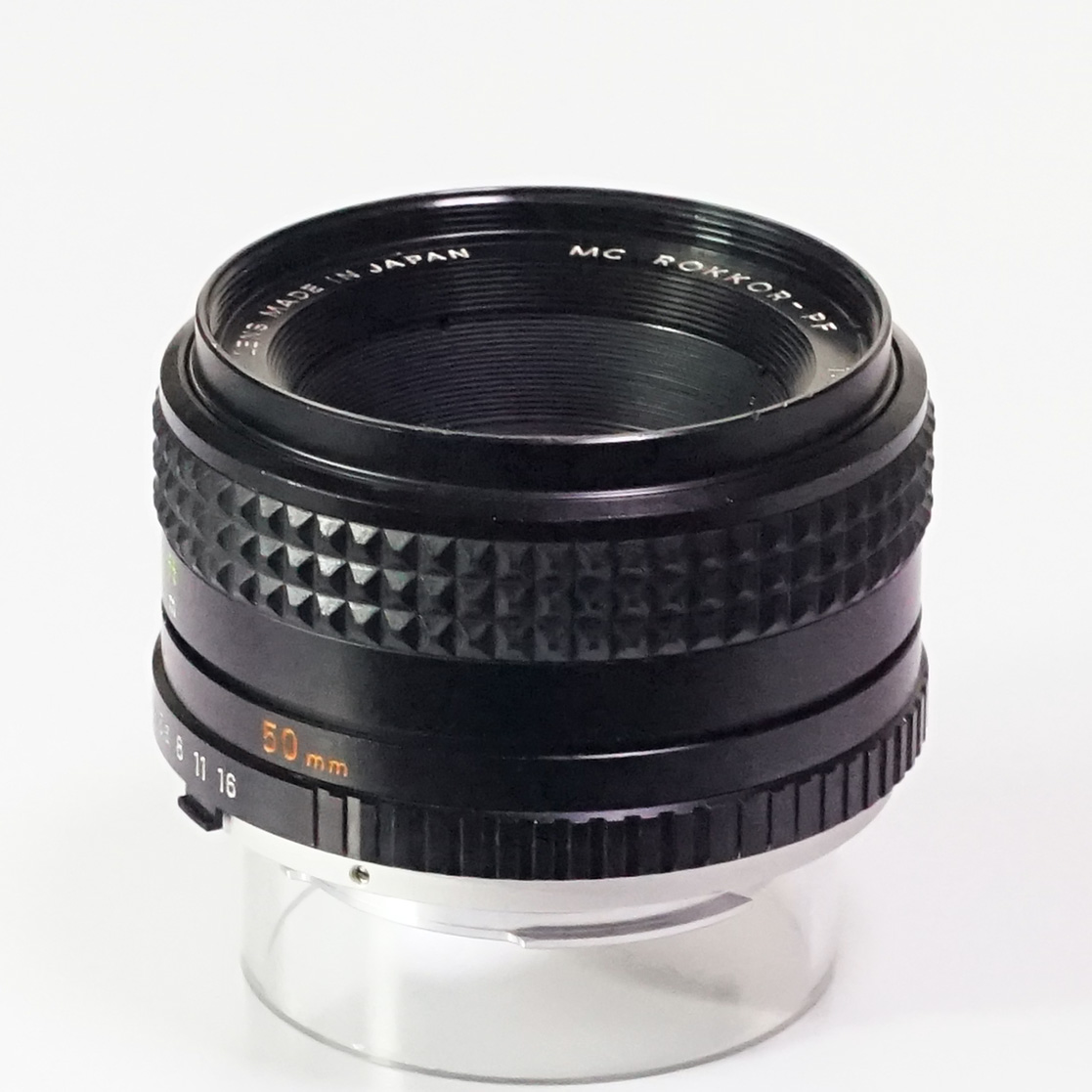 MINOLTA MC ROKKOR-PF 50mm F1.7 ¥3,800（中古 SRマウント オールド