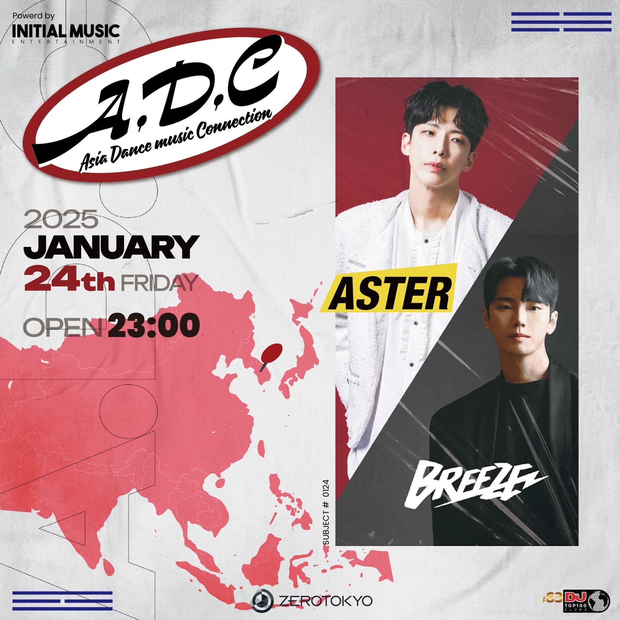 iFLYER: 「Asia Dance Music Connection（A.D.C) 」が新宿ZEROTOKYOに
