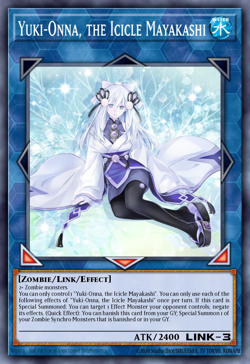 Yuki-Onna, the Icicle Mayakashi - Yu-Gi-Oh! Card Database - YGOPRODeck