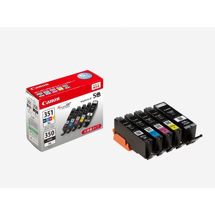 Canon インク カートリッジ BCI-351(BK/C/M/Y)+BCI-350 5色マルチ