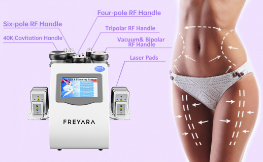 6in1 Ultrasonic Radio Frequency Slimming Machine with Powerful