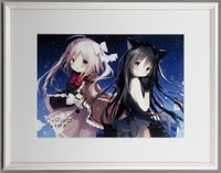 羽音たらく 直筆サイン入り複製原画 おねがいツインズ 羽音たらく 直筆