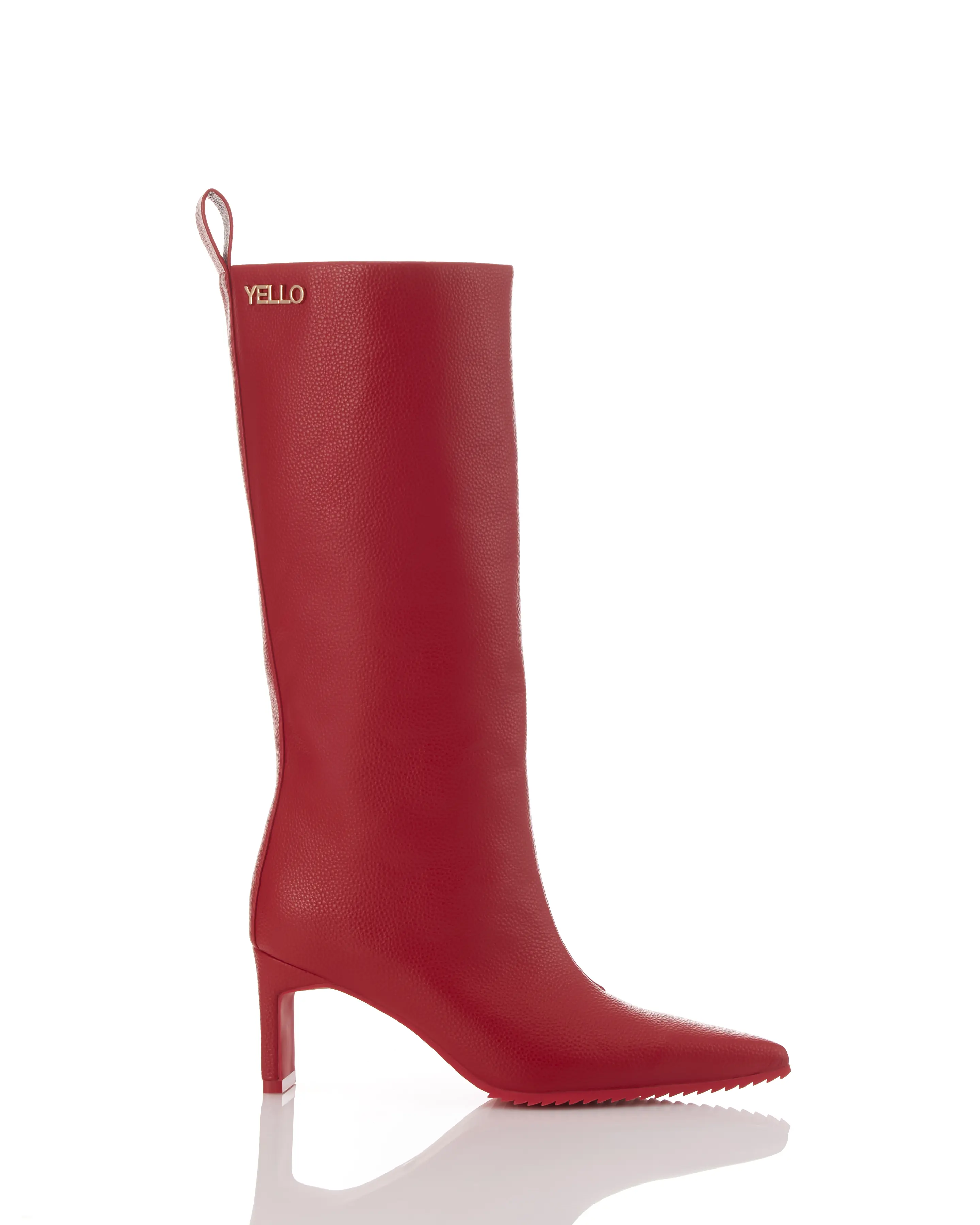 YELLO / SCARLET LONG BOOTS