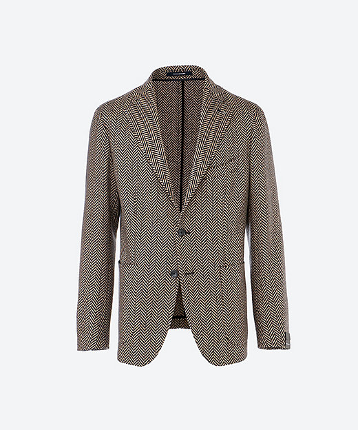 シングル2ボタン ジャケット ヘリンボーン 52／GDAKAR22K