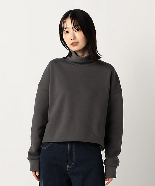 裏起毛 ショート丈 ハイネックトレーナー（1268CK01） | COMME