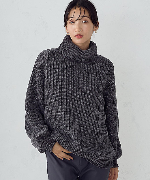 ラメモール オフタートルネックニット（1277KI12） | COMME CA