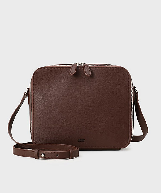 マイクロファイバーボックスショルダーバッグ（2002409144